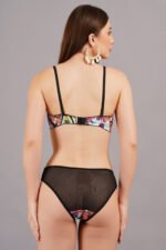 PADDED SOLID NON-WIRED LINGERIE SET BIKNI SET & FOR REGULAR WEAR (PACK OF 1) - Image 2